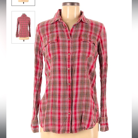Ryan Micheals Long Sleeve Snap Western Shirt Size S - Picture 1 of 7
